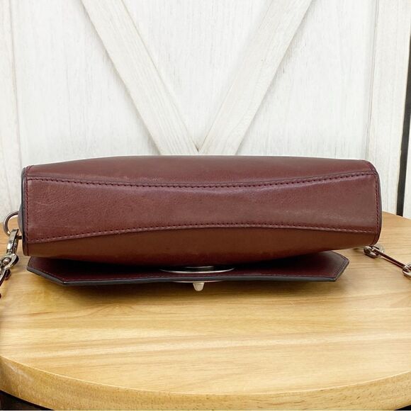 Coach Python Embossed Crosstown Crossbody Bag Brown - Picture 6 of 13